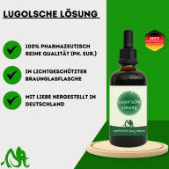 Lugolsche Lösung ( < 5 %) 100 ml TÜV zertifizierte Pipette